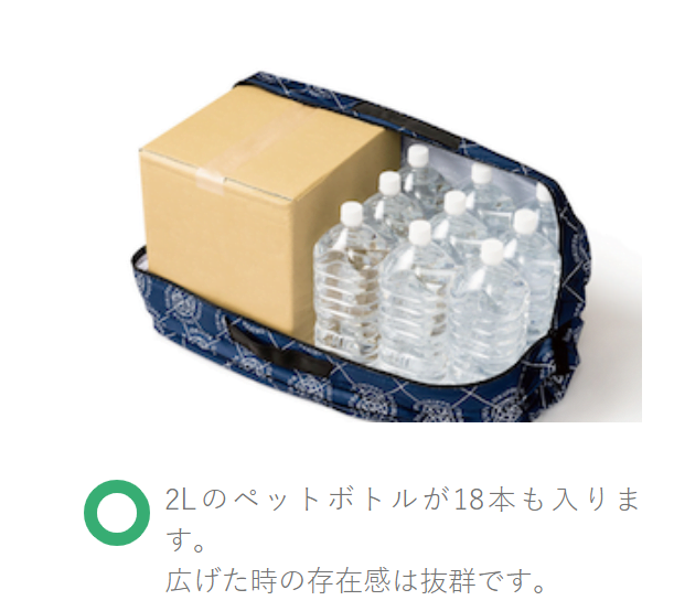 オキッパ 2Lのペットボトル18本入る