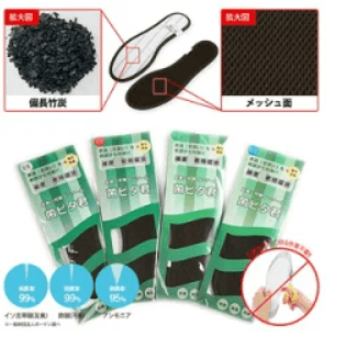 靴の中に敷くだけ!