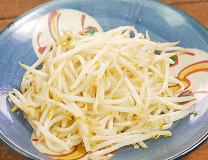 もやし塩炒め