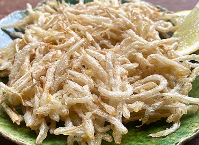 もやしのかき揚げ