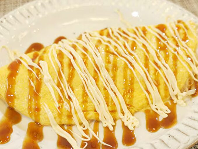 もやしのオムレツ